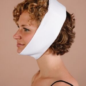Facial Support Wrap Cool Jaw Econo One Size Fits Most Poly Blend Fabric White