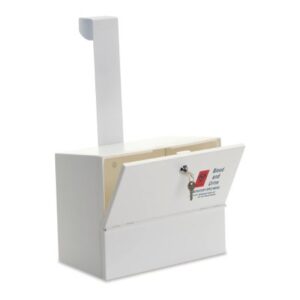 Specimen Drop Box 7-1/4 X 11 X 14 Inch White ABS Plastic
