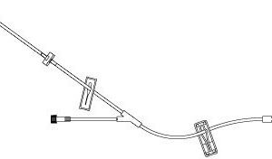 IV Extension Set LifeCare PCA Mini Bore 10 Inch Tubing NonSterile