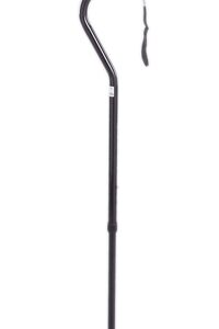 Offset Cane Aluminum 29 to 38 Inch Height Silver