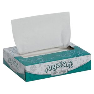 Facial Tissue Angel Soft Professional Series White 5-3/5 X 7-1/5 Inch 50 Count