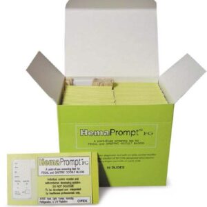 Cancer Screening Test Kit HemaPrompt FG Fecal and Gastric Occult Blood 50 Tests CLIA Waived