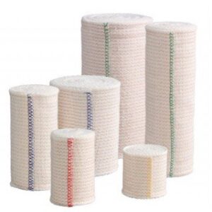 Elastic Bandage Cardinal Health 6 Inch X 15 Yard Double Hook and Loop Closure White NonSterile Standard Compression