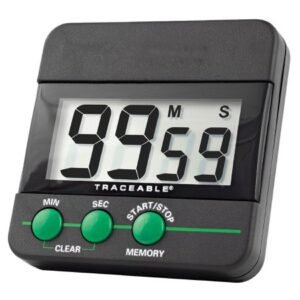 Electronic Alarm Timer Control 3 Holding Traceable 100 Minutes Digital Display