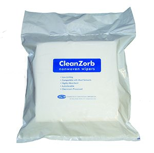 Cleanroom Wipe CCRC ISO Class 7 150 Count Bag 12 X 12 Inch NonSterile Disposable