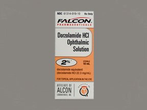 Dorzolamide HCl 2% Solution 10 mL