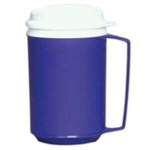 Drinking Mug Lid White Plastic Reusable