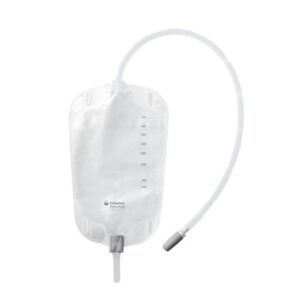 Urinary Leg Bag Conveen Security+ Anti-Reflux Valve / Clamp Valve NonSterile 1,000 mL Vinyl / Flocked