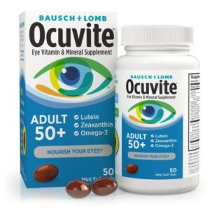 Multivitamin Supplement Ocuvite Adult 50+ Ascorbic Acid / Vitamin E 30 IU – 150 mg Strength Softgel 50 per Bottle