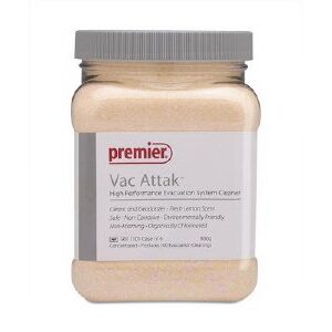 Evacuation System Cleaner Vac Attak Powder 800 Gram Jar Unscented
