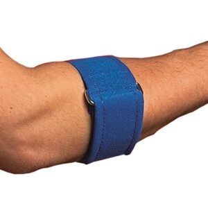 Elbow Support One Size Fits Most Hook and Loop Closure Tennis Elbow Elbow 7 to 15 Inch Forearm Circumference Royal Blue