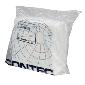 Cleanroom Wipe Amplitude EcoCloth ISO Class 6 300 Count Bag 9 X 9 Inch NonSterile Disposable