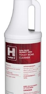 Toilet Bowl Cleaner Low Acid Husky Acid Based Manual Pour Liquid 32 oz. Bottle Sassafras Scent NonSterile