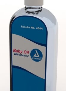 Baby Oil Dynarex 12 oz. Bottle Scented Oil