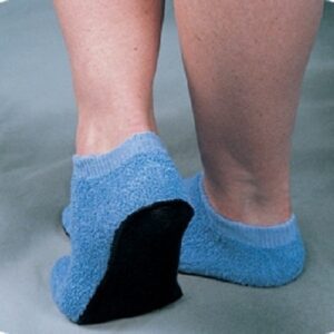 Slippers Teri-Treds Unisex Adult Medium Hard Sole Single Patient Use Blue