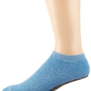 Slippers Teri-Treds Unisex Adult Large Hard Sole Single Patient Use Blue