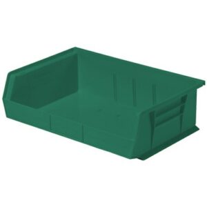 Storage Bin HCL Super Tough Green Plastic 5 X 10-7/8 X 16-1/2 Inch