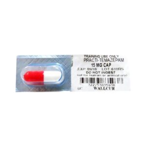 Clinical Training Medication Practi-Temazepam Oral Med Capsule Blister Pack 15 mg per Dose