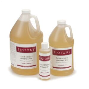 Massage Treatment Biotone Clear Results 8 oz. Bottle Unscented Oil