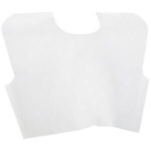 Exam Cape McKesson White Front / Back Opening Without Closure Unisex