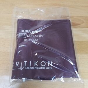 Single Patient Use Blood Pressure Cuff Set Dura-Cuf 31 to 40 cm Arm Nylon Cuff Large Adult Cuff