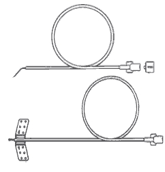 Subcutaneous Infusion Set Alimed 27 Gauge 24 Inch Tubing Without Port