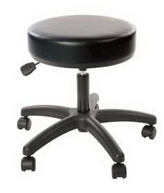 Stool AliMed 5 Casters Black Base