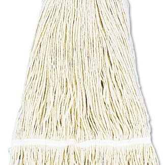 Wet String Mop Head Boardwalk Looped-end White Cotton Reusable