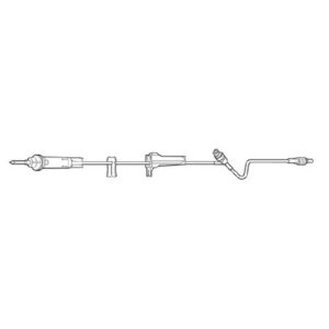 IV Pump Set Clearlink Pump 1 Port 10 Drops / mL Drip Rate Without Filter 76 Inch Tubing Solution