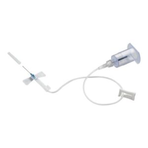 Saf-T Wing Blood Collection Set with Holder 23 Gauge 3/4 Inch Needle Length Safety Needle 6 Inch Tubing Sterile