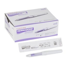 Skin Adhesive Dermabond Advanced 0.7 mL Liquid Precision and Dome Applicator Tip 2-Octyl Cyanoacrylate