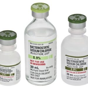 Bacteriostatic Sodium Chloride 0.9% Injection 30 mL