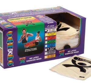 Exercise Resistance Band CanDo Tan 5 Inch X 50 Yard 2X-Light Resistance