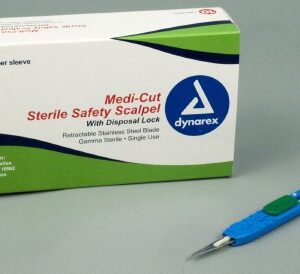 Safety Scalpel Medicut No. 11 Stainless Steel / Plastic Sensory Grip Handle Sterile Disposable