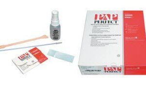 Pap Smear Collection Kit Pap-Perfect Plastic Spatula Slide Transporter NonSterile