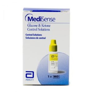 Blood Glucose Control Solution MediSense 4 mL Normal Level