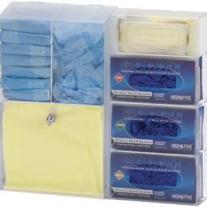 Hygiene Dispensing Station Omnimed Surface Mount Clear 4-1/2 X 21-1/4 X 23 Inch Acrylic