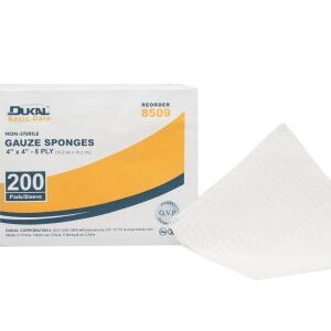 Gauze Sponge Basic Care 4 X 4 Inch 8-Ply NonSterile 200 per Pack