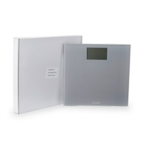 Floor Scale doran Digital Display 400 lbs. / 181 kg Capacity Silver Battery Operated