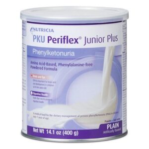 Pediatric Oral Supplement PKU Periflex Junior Plus Plain Flavor 14.1 oz. Can Powder Phenylalanine-free Phenylketonuria (PKU)