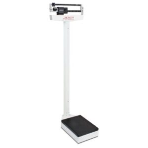 Floor Scale Balance Beam Display 180 kg Capacity White Analog
