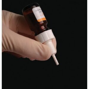 Control Dropper Top Plastic White For 5 mL / 10 mL Threaded Control Vials