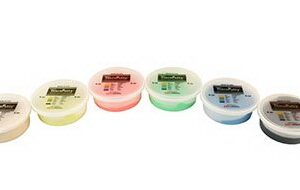Therapy Putty Set CanDo Antimicrobial TheraPutty 2X-Soft / X-Soft / Soft / Medium / Firm 6 X 6 oz.
