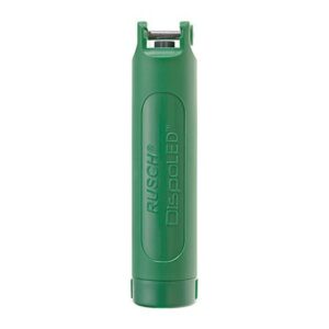 Laryngoscope Handle Rusch DispoLED Greenline FiberOptic Disposable Handle