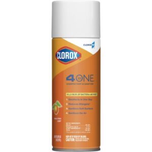 Surface Disinfectant / Sanitizer CloroxPro Clorox 4 in One Alcohol Based Aerosol Spray Liquid 14 oz. Can Citrus Scent NonSterile