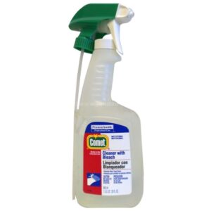 Surface Disinfectant Cleaner Comet with Bleach Trigger Spray Liquid 32 oz. Bottle Fresh Scent NonSterile