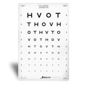 Eye Chart Good-Lite 10 Foot Distance Acuity Test