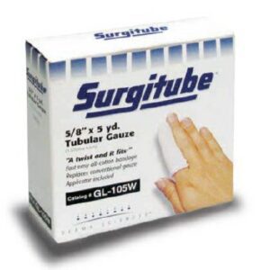 Tubular Retainer Dressing Surgitube Cotton 1-1/8 Inch X 15 Yard Size 2A White Infant Leg / Bulky Finger NonSterile