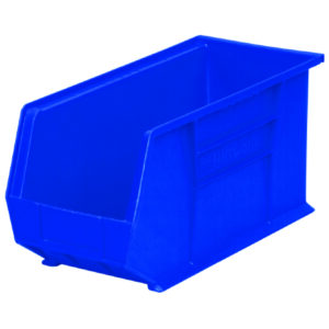 Storage Bin AkroBins Blue Plastic 8-1/4 X 9 X 18 Inch