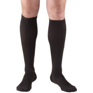 Compression Socks Truform Knee High X-Large Black Closed Toe